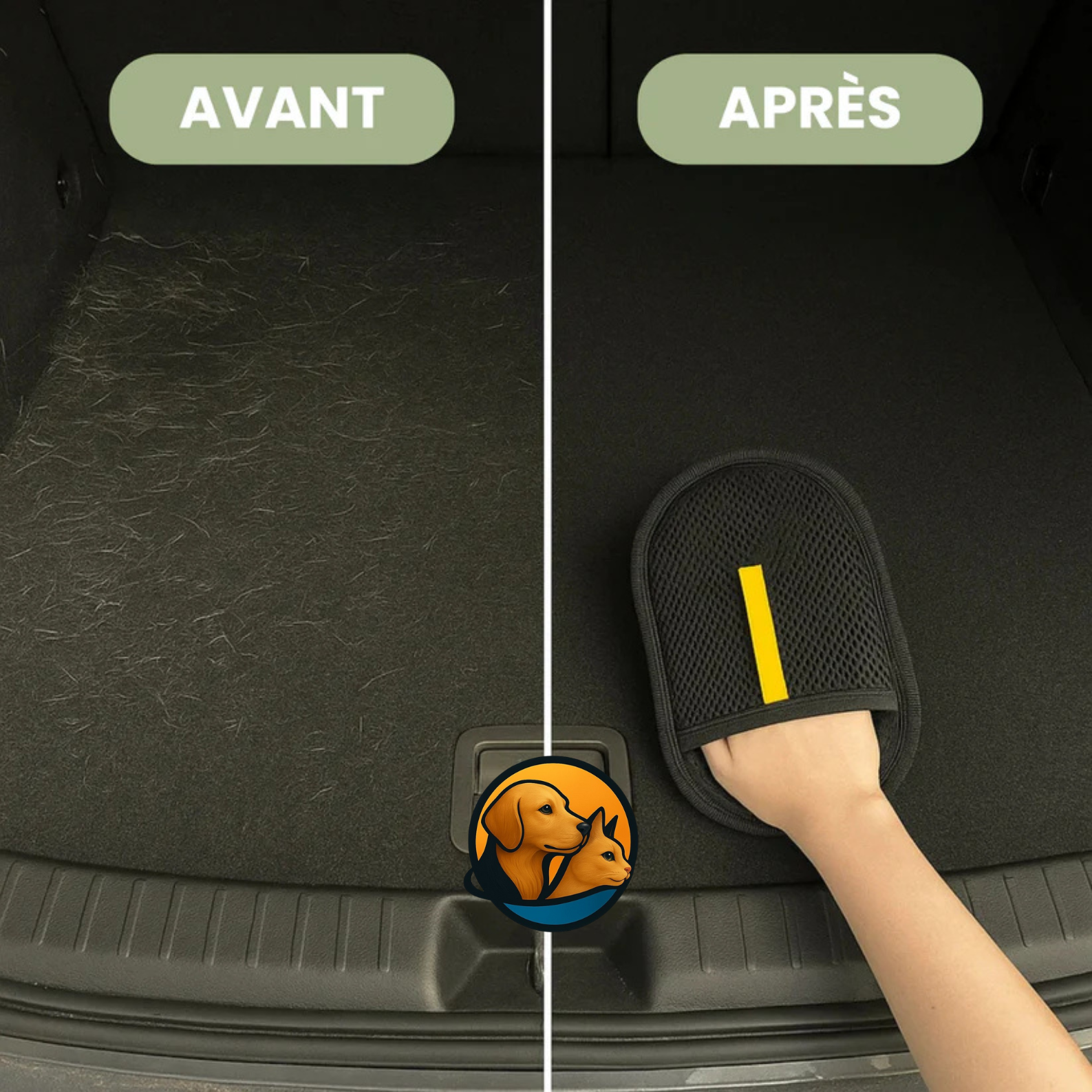 PawBrush™ — Gant Anti-Poils pour Chiens & Chats