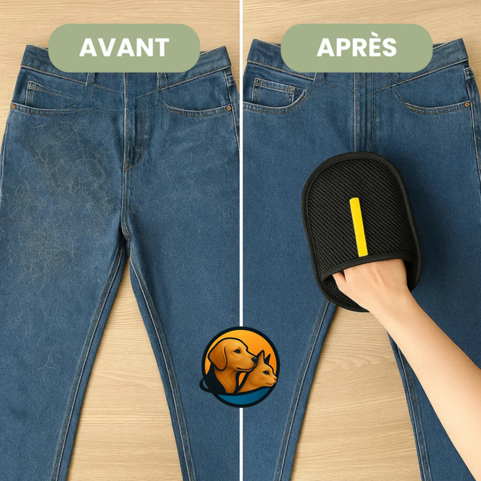 PawBrush™ — Gant Anti-Poils pour Chiens & Chats